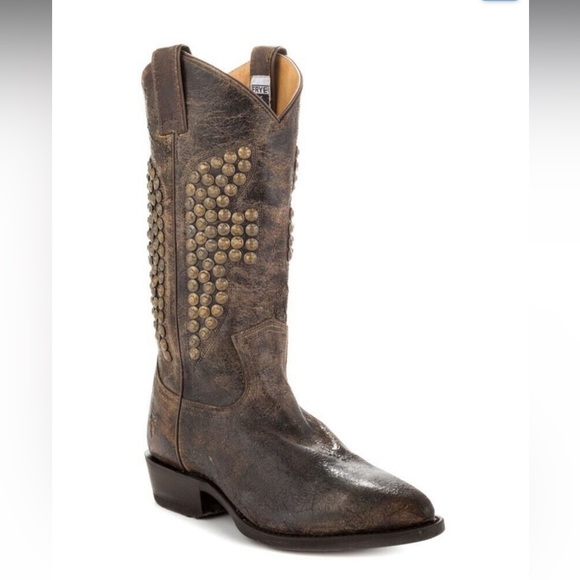 Frye Billy Studded Cowboy Boots - Picture 2 of 11